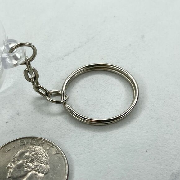 Alcorn Brave Banks Clear Piggy Bank Keychain Keyring - Picture 5 of 7